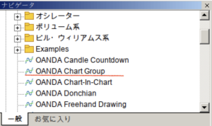 OANDA MT5のChart Group