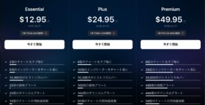 TradingViewのアップグレード料金