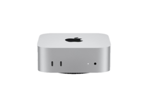Mac mini M4正面から