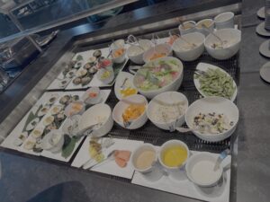 羽田　センチュリオン・ラウンジ　食事